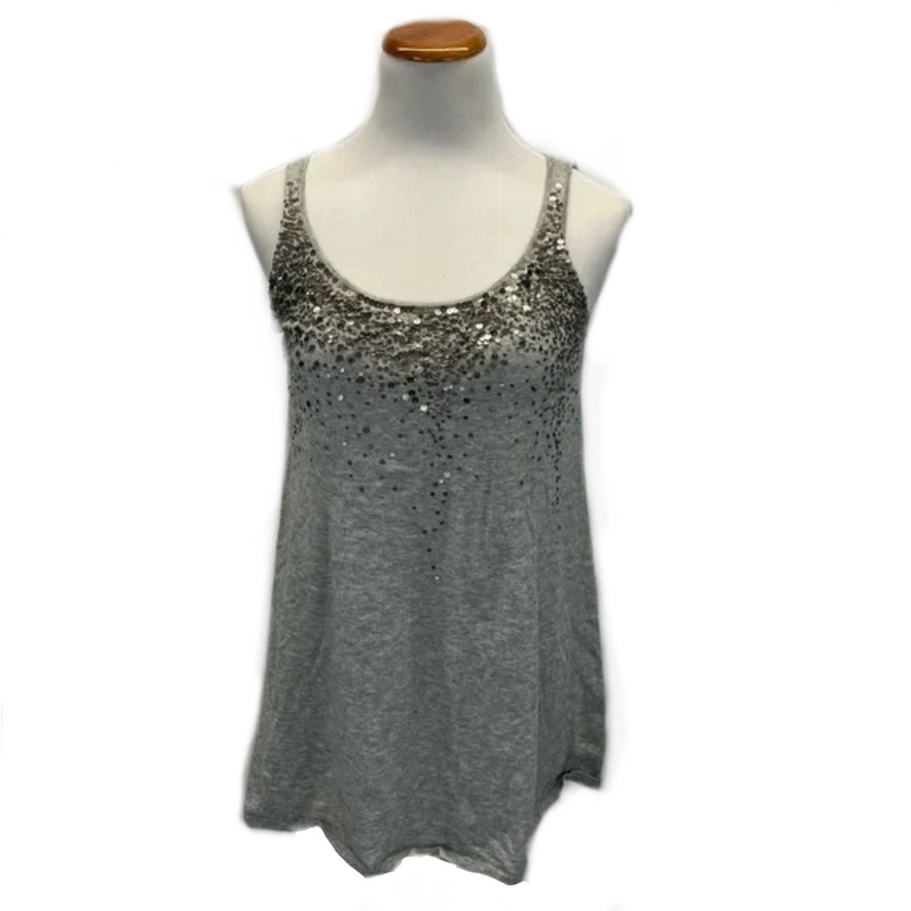 EUC- Eileen Fisher Cotton Cashmere Sweater Knit Tank